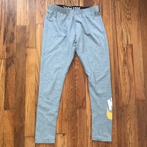 Nike gray cotton legging